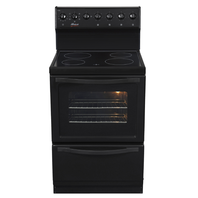 U126CB-600mm 4Plate Ceran Stove Front View 2019