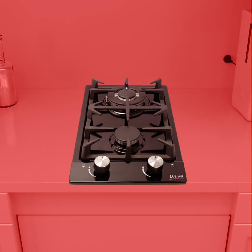 UGH02B ÔÇô 2 BURNER GAS HOB
