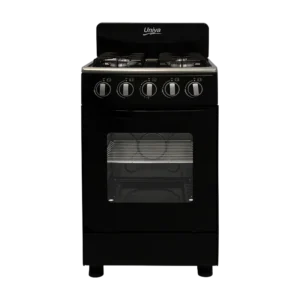 UG555 - UNIVA BLACK FREESTANDING GAS STOVE