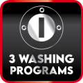 3 Washing Programs