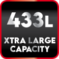 Extra Large Capacity 422L